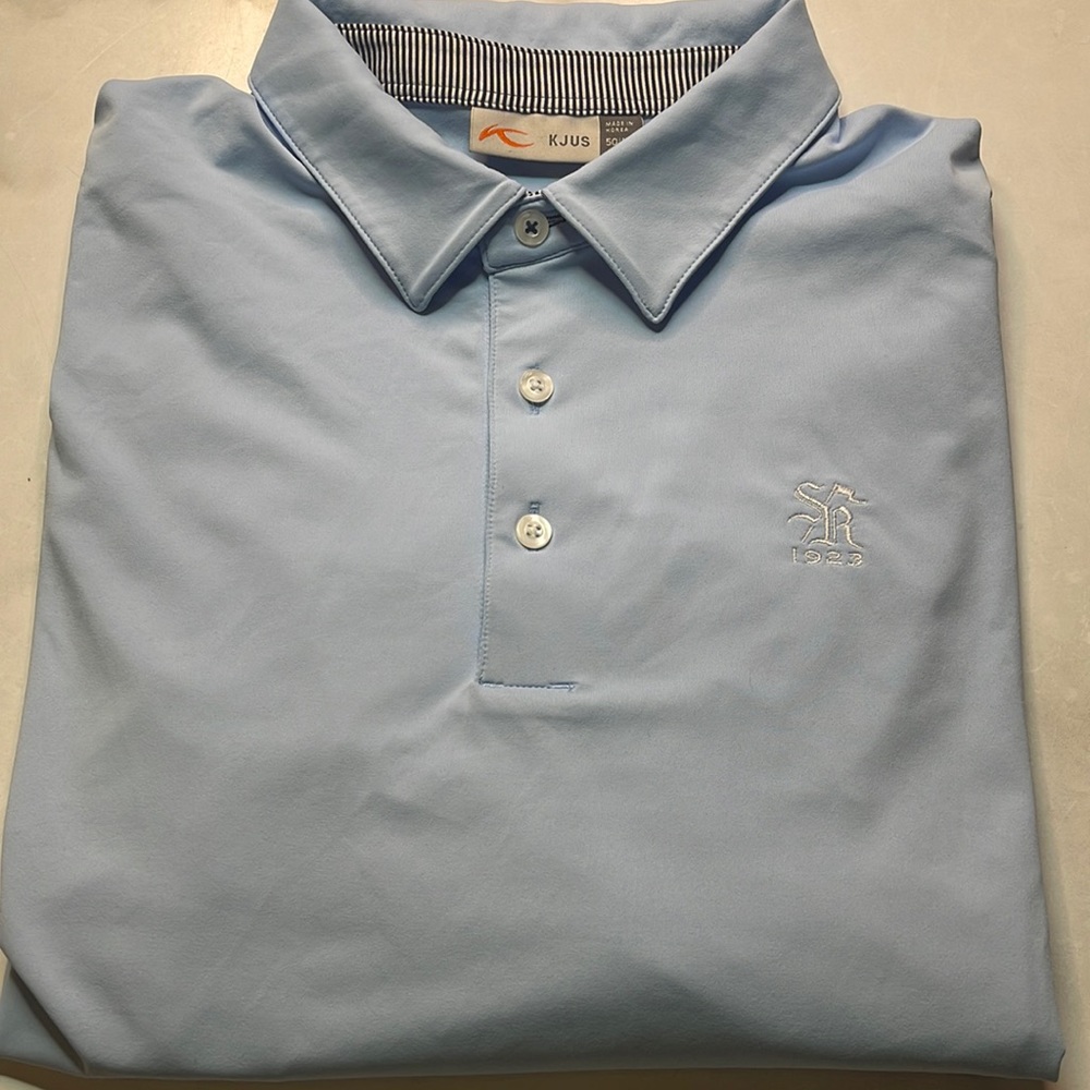 KJUS Light Blue Men's Polo Shirt